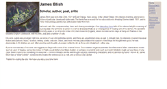 Desktop Screenshot of jamesblish.com