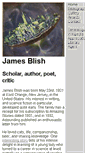 Mobile Screenshot of jamesblish.com