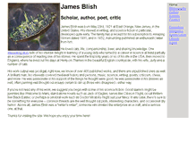 Tablet Screenshot of jamesblish.com